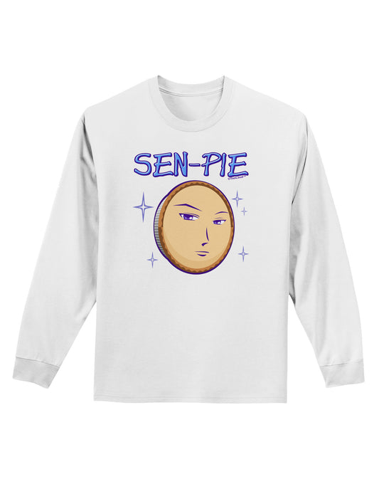 Sen-Pie Sama Kun San Chan Adult Long Sleeve Shirt-Long Sleeve Shirt-TooLoud-White-Small-Davson Sales