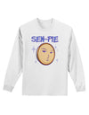 Sen-Pie Sama Kun San Chan Adult Long Sleeve Shirt-Long Sleeve Shirt-TooLoud-White-Small-Davson Sales