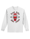 Red Cup Drink Coffee Hail Satan Adult Long Sleeve Shirt by-Long Sleeve Shirt-TooLoud-White-Small-Davson Sales