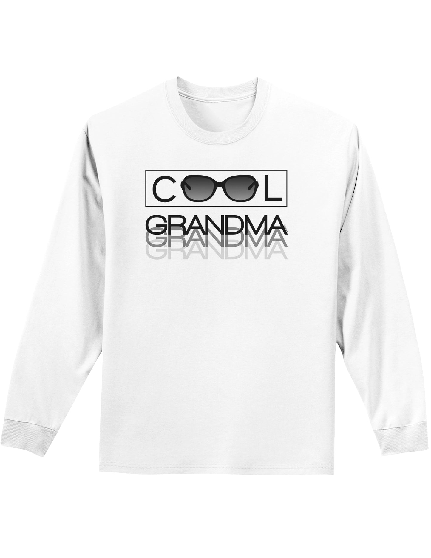 Cool Grandma Adult Long Sleeve Shirt-Long Sleeve Shirt-TooLoud-White-Small-Davson Sales