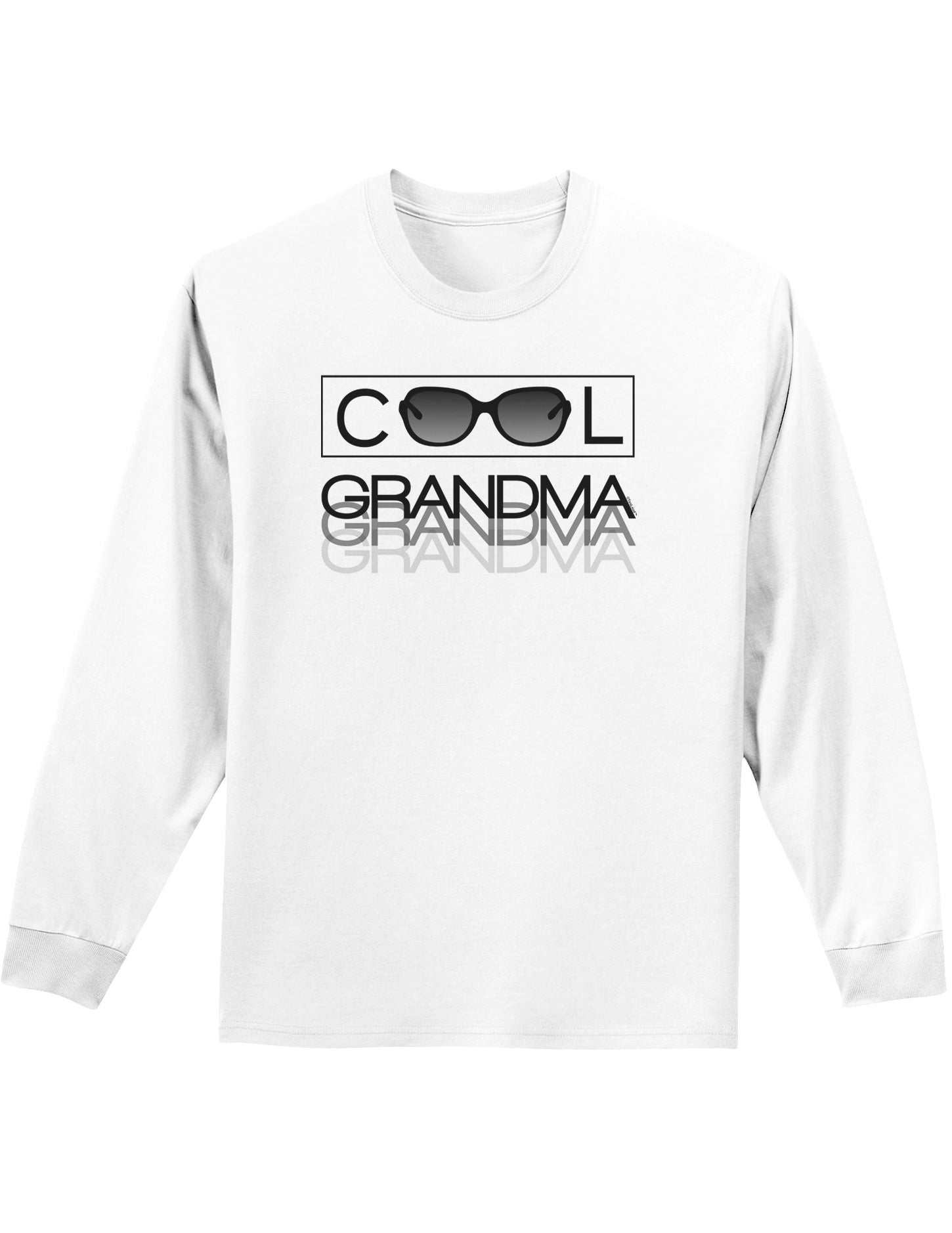Cool Grandma Adult Long Sleeve Shirt-Long Sleeve Shirt-TooLoud-White-Small-Davson Sales