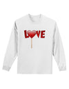 Love Lollipop Adult Long Sleeve Shirt-Long Sleeve Shirt-TooLoud-White-Small-Davson Sales