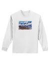 Pikes Peak Text Adult Long Sleeve Shirt-Long Sleeve Shirt-TooLoud-White-Small-Davson Sales