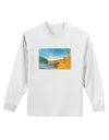 Castlewood Canyon Watercolor Adult Long Sleeve Shirt-Long Sleeve Shirt-TooLoud-White-Small-Davson Sales