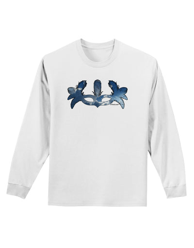 Air Masquerade Mask Adult Long Sleeve Shirt by TooLoud-Long Sleeve Shirt-TooLoud-White-Small-Davson Sales