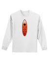 Ladybug Surfboard Adult Long Sleeve Shirt by TooLoud-Long Sleeve Shirt-TooLoud-White-Small-Davson Sales