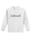 Bridesmaid Design - Diamonds Adult Long Sleeve Shirt-Long Sleeve Shirt-TooLoud-White-Small-Davson Sales