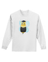 Graduation Bee Adult Long Sleeve Shirt-Long Sleeve Shirt-TooLoud-White-Small-Davson Sales