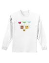 Cutsie Cartel Adult Long Sleeve Shirt-Long Sleeve Shirt-TooLoud-White-Small-Davson Sales