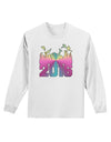 Current Year Graduation Color Adult Long Sleeve Shirt-Long Sleeve Shirt-TooLoud-White-Small-Davson Sales