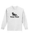 Personalized Mr Classy Adult Long Sleeve Shirt by TooLoud-Long Sleeve Shirt-TooLoud-White-Small-Davson Sales