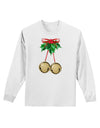 Jingle Balls Adult Long Sleeve Shirt-Long Sleeve Shirt-TooLoud-White-Small-Davson Sales