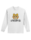 I Can't Bear To Be Without You - Cute Bear Adult Long Sleeve Shirt by TooLoud-Long Sleeve Shirt-TooLoud-White-Small-Davson Sales