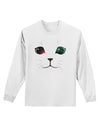 Adorable Space Cat Adult Long Sleeve Shirt by-Long Sleeve Shirt-TooLoud-White-Small-Davson Sales