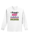 Proud Aunt of an American Soldier Adult Long Sleeve Shirt-Long Sleeve Shirt-TooLoud-White-Small-Davson Sales