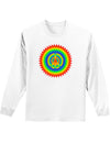 Psychedelic Peace Adult Long Sleeve Shirt-Long Sleeve Shirt-TooLoud-White-Small-Davson Sales