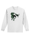 Jurassic Dinosaur Design 1 Adult Long Sleeve Shirt by TooLoud-Long Sleeve Shirt-TooLoud-White-Small-Davson Sales