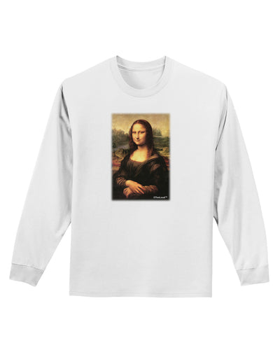 Mona Painting Adult Long Sleeve Shirt-Long Sleeve Shirt-TooLoud-White-Small-Davson Sales