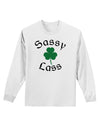 Sassy Lass St Patricks Day Adult Long Sleeve Shirt-Long Sleeve Shirt-TooLoud-White-Small-Davson Sales