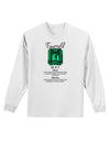 Birthstone Emerald Adult Long Sleeve Shirt-Long Sleeve Shirt-TooLoud-White-Small-Davson Sales