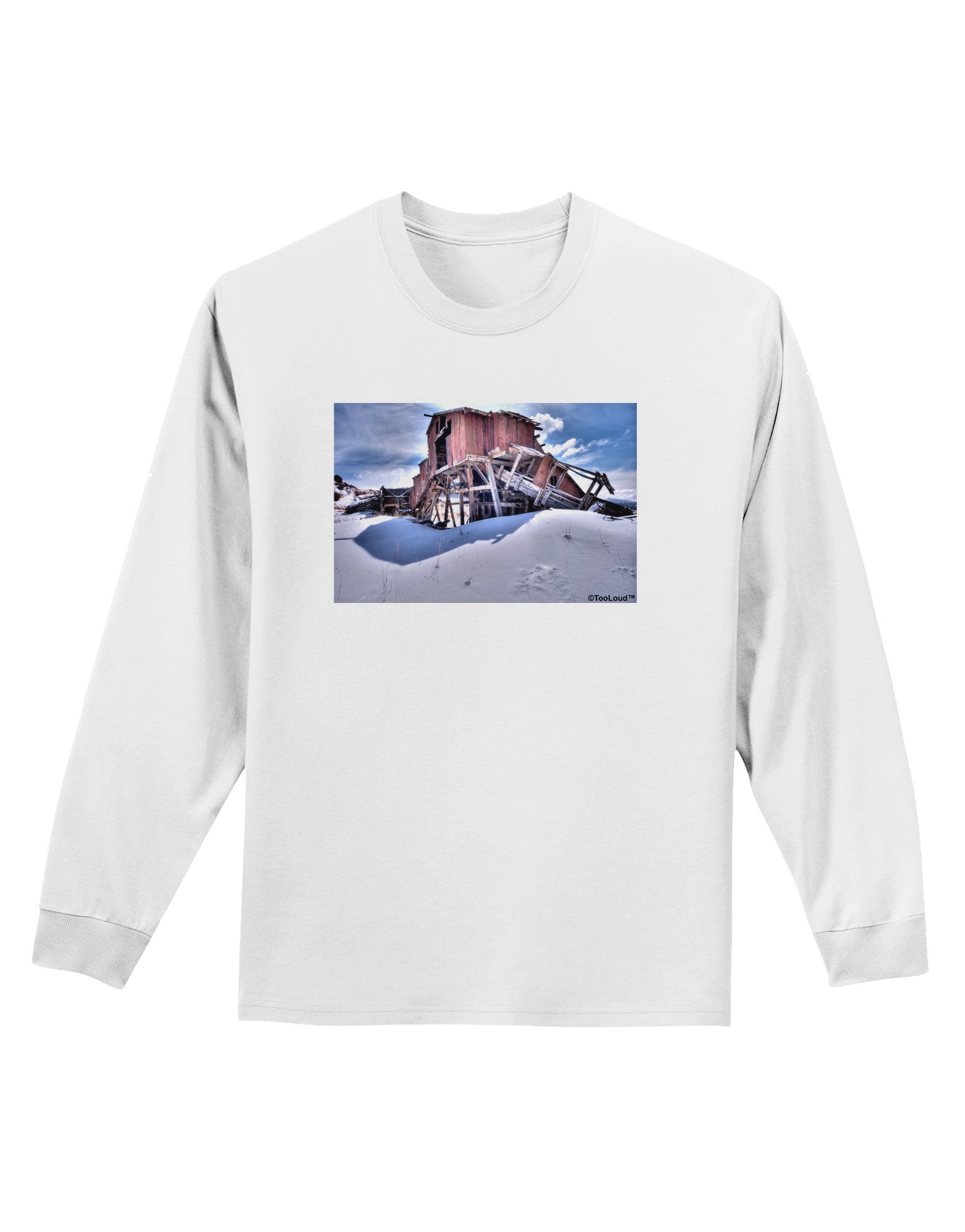 TooLoud Victor Mines Colorado Adult Long Sleeve Shirt-Long Sleeve Shirt-TooLoud-White-Small-Davson Sales