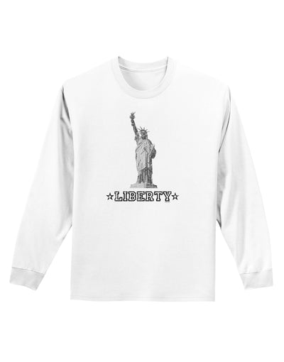 Liberty Vintage Adult Long Sleeve Shirt-Long Sleeve Shirt-TooLoud-White-Small-Davson Sales