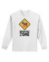 Democrat Zone Adult Long Sleeve Shirt-Long Sleeve Shirt-TooLoud-White-Small-Davson Sales