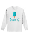 Suck It Popsicle Adult Long Sleeve Shirt-Long Sleeve Shirt-TooLoud-White-Small-Davson Sales