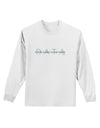 Binary Data Blue Adult Long Sleeve Shirt-Long Sleeve Shirt-TooLoud-White-XXXX-Large-Davson Sales