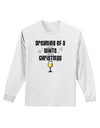 White Wine For Christmas Adult Long Sleeve Shirt-Long Sleeve Shirt-TooLoud-White-Small-Davson Sales