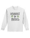 Disinfect to Protect Adult Long Sleeve Shirt-Long Sleeve Shirt-TooLoud-White-Small-Davson Sales