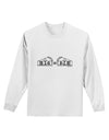 Pi Day Design - 314 Equals Pie Mirrored Pies Adult Long Sleeve Shirt by TooLoud-Long Sleeve Shirt-TooLoud-White-Small-Davson Sales