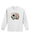 Gambling Weapons Adult Long Sleeve Shirt-Long Sleeve Shirt-TooLoud-White-Small-Davson Sales