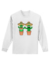 Fiesta Cactus Couple Adult Long Sleeve Shirt-Long Sleeve Shirt-TooLoud-White-Small-Davson Sales