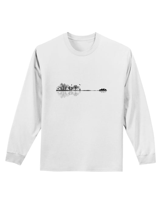 Nature's Harmony Guitar Adult Long Sleeve Shirt by TooLoud-Clothing-TooLoud-White-Small-Davson Sales