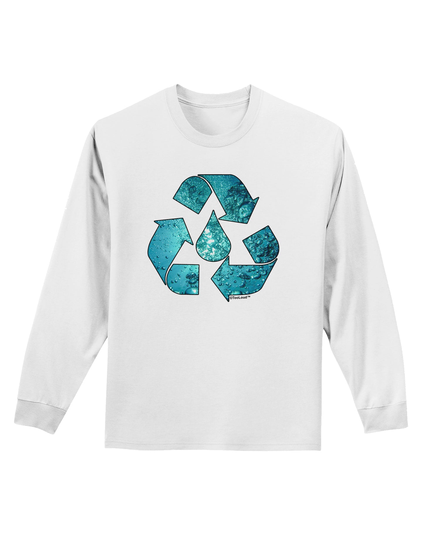 Water Conservation Adult Long Sleeve Shirt by TooLoud-Long Sleeve Shirt-TooLoud-White-Small-Davson Sales