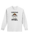 Christmas Angel Adult Long Sleeve Shirt-Long Sleeve Shirt-TooLoud-White-Small-Davson Sales