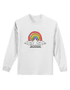 TooLoud RAINBROS Adult Long Sleeve Shirt-Long Sleeve Shirt-TooLoud-White-Small-Davson Sales