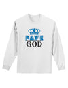 Rave God Adult Long Sleeve Shirt-Long Sleeve Shirt-TooLoud-White-Small-Davson Sales