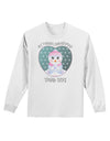 Personalized My First Christmas Snowbaby Girl Adult Long Sleeve Shirt-Long Sleeve Shirt-TooLoud-White-Small-Davson Sales