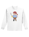 Petey the Pirate - Halloween Adult Long Sleeve Shirt-Long Sleeve Shirt-TooLoud-White-Small-Davson Sales