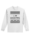 I Heart Christmas Ugly Christmas Sweater Adult Long Sleeve Shirt-Long Sleeve Shirt-TooLoud-White-Small-Davson Sales