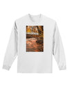 Mt Shavano Colorado Text Adult Long Sleeve Shirt-Long Sleeve Shirt-TooLoud-White-Small-Davson Sales