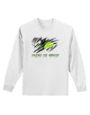 TooLoud Unleash The Monster Adult Long Sleeve Shirt-Long Sleeve Shirt-TooLoud-White-Small-Davson Sales