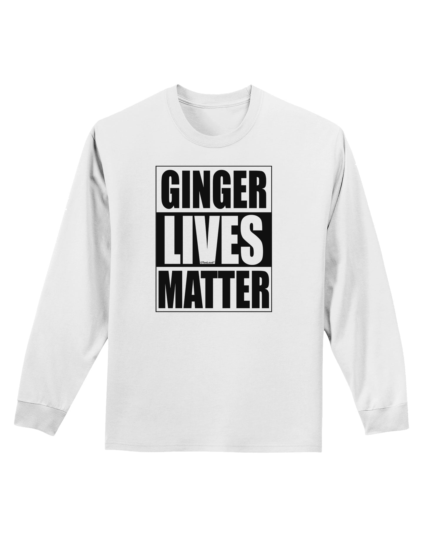 Ginger Lives Matter Adult Long Sleeve Shirt by TooLoud-TooLoud-White-Small-Davson Sales