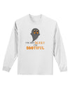 BOOtiful Ghost Orange Adult Long Sleeve Shirt-Long Sleeve Shirt-TooLoud-White-XXXX-Large-Davson Sales