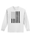 Stamp Style American Flag - Distressed Adult Long Sleeve Shirt by TooLoud-Long Sleeve Shirt-TooLoud-White-Small-Davson Sales