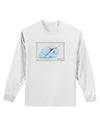 Swordfish Watercolor Adult Long Sleeve Shirt-Long Sleeve Shirt-TooLoud-White-Small-Davson Sales