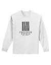 Freedom Flag BnW Adult Long Sleeve Shirt-Long Sleeve Shirt-TooLoud-White-Small-Davson Sales