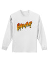 Onomatopoeia BAMM Adult Long Sleeve Shirt-Long Sleeve Shirt-TooLoud-White-Small-Davson Sales